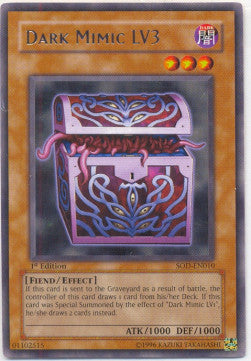 Dark Mimic LV3 (V.1 - Rare) - Soul of the Duelist (Rare) [SOD-010]