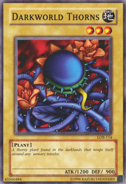 Darkworld Thorns (V.2 - Common)⁣ - Legend of Blue Eyes White Dragon⁣ (Common)⁣ [114]