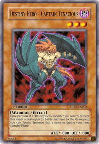 Destiny HERO - Captain Tenacious⁣ - Duelist Pack: Aster Phoenix⁣ (Common)⁣ [002]