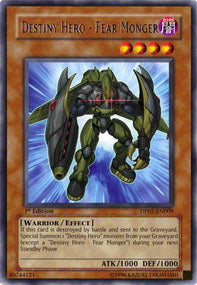 Destiny HERO - Fear Monger⁣ - Duelist Pack: Aster Phoenix⁣ (Rare)⁣ [009]