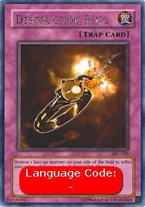 Destruction Ring (V.1 - Rare)⁣ - Invasion of Chaos⁣ (Rare)⁣ [101]