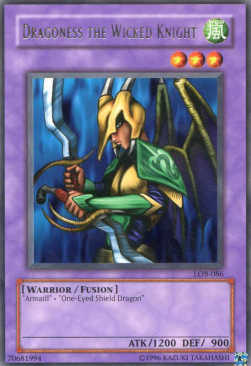 Dragoness the Wicked Knight (V.2 - Rare)⁣ - Legend of Blue Eyes White Dragon⁣ (Rare)⁣ [086]