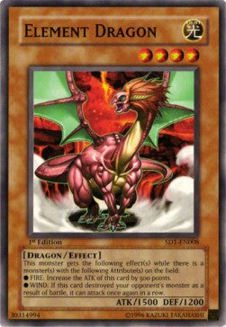 Element Dragon⁣ - Structure Deck: Dragon's Roar⁣ (Common)⁣ [008]