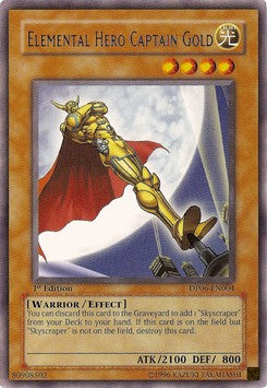 Elemental HERO Captain Gold - Duelist Pack: Jaden Yuki 3 (Rare) [DP06-004]