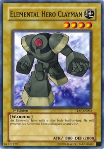Elemental HERO Clayman⁣ - The Lost Millennium⁣ (Common)⁣ [003]