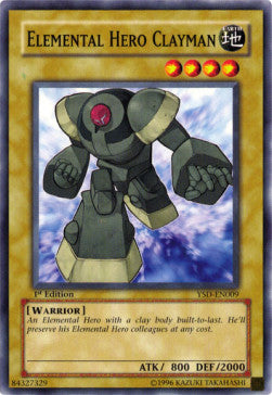 Elemental HERO Clayman⁣ - Starter Deck: GX 2006⁣ (Common)⁣ [009]