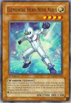 Elemental HERO Neos Alius (V.1 - Super Rare)⁣ - Tactical Evolution⁣ (Super Rare)⁣ [018]