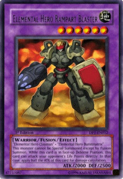 Elemental HERO Rampart Blaster⁣ - Duelist Pack: Jaden Yuki⁣ (Rare)⁣ [012]