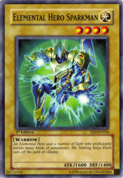 Elemental HERO Sparkman (V.1 - Common) - Starter Deck: GX 2006 (Common) [YSD-010]