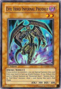 Evil HERO Infernal Prodigy⁣ - Duelist Pack: Jaden Yuki 3⁣ (Super Rare)⁣ [008]