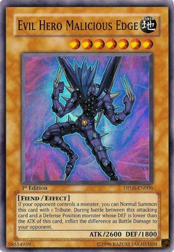 Evil HERO Malicious Edge⁣ - Duelist Pack: Jaden Yuki 3⁣ (Super Rare)⁣ [006]