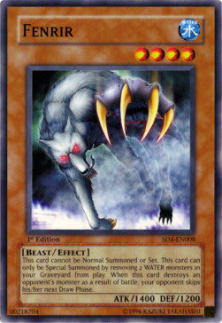 Fenrir⁣ - Structure Deck: Fury From The Deep⁣ (Common)⁣ [008]