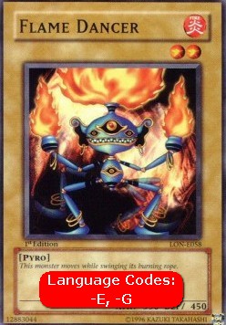 Flame Dancer (V.1 - Common)⁣ - Labyrinth of Nightmare⁣ (Common)⁣ [058]