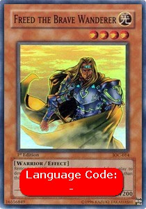 Freed the Brave Wanderer (V.1 - Super Rare)⁣ - Invasion of Chaos⁣ (Super Rare)⁣ [014]