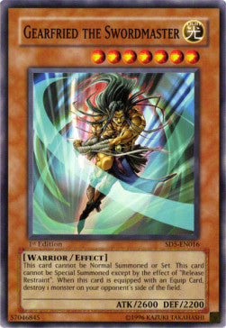 Gearfried the Swordmaster⁣ - Structure Deck: Warrior's Triumph⁣ (Common)⁣ [016]