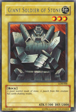 Giant Soldier of Stone (V.2 - Rare)⁣ - Legend of Blue Eyes White Dragon⁣ (Rare)⁣ [068]