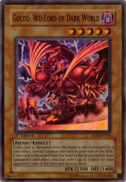Goldd, Wu-Lord of Dark World (V.1 - Super Rare)⁣ - Elemental Energy⁣ (Super Rare)⁣ [024]