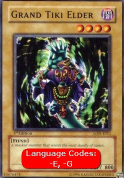 Grand Tiki Elder (V.1 - Common)⁣ - Labyrinth of Nightmare⁣ (Common)⁣ [011]