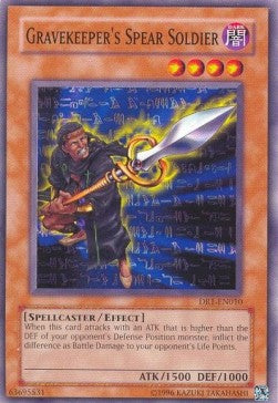 Gravekeeper's Spear Soldier - Dark Revelation 1 (Common) [DR1-010]