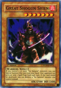 Great Shogun Shien (V.1 - Super Rare)⁣ - Strike of Neos⁣ (Super Rare)⁣ [013]