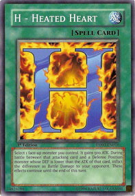 H - Heated Heart⁣ - Duelist Pack: Jaden Yuki 2⁣ (Common)⁣ [016]
