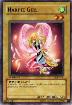 Harpie Girl⁣ - Structure Deck: Lord of the Storm⁣ (Common)⁣ [004]