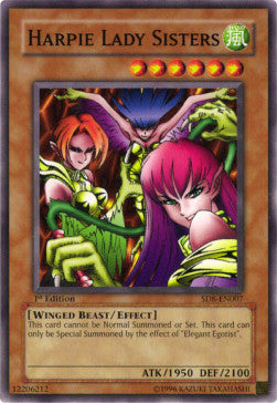 Harpie Lady Sisters⁣ - Structure Deck: Lord of the Storm⁣ (Common)⁣ [007]