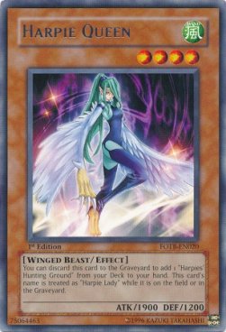 Harpie Queen (V.1 - Rare)⁣ - Force of the Breaker⁣ (Rare)⁣ [020]