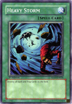 Heavy Storm⁣ - Structure Deck: Machine Re-Volt⁣ (Common)⁣ [026]