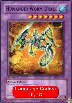 Humanoid Worm Drake (V.1 - Common)⁣ - Labyrinth of Nightmare⁣ (Common)⁣ [005]