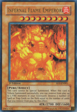 Infernal Flame Emperor⁣ - Structure Deck: Blaze of Destruction⁣ (Ultra Rare)⁣ [001]