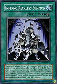 Inferno Reckless Summon⁣ - Duelist Pack: Chazz Princeton⁣ (Super Rare)⁣ [025]