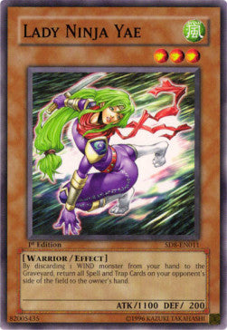 Lady Ninja Yae⁣ - Structure Deck: Lord of the Storm⁣ (Common)⁣ [011]