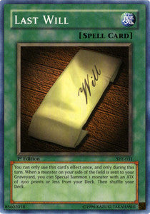 Last Will⁣ - Starter Deck: Yugi Evolution⁣ (Common)⁣ [031]