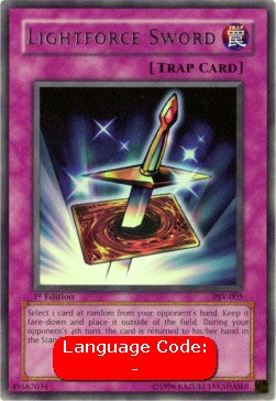 Lightforce Sword (V.2 - Rare)⁣ - Pharaoh's Servant⁣ (Rare)⁣ [005]