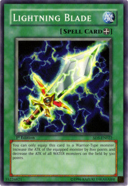 Lightning Blade⁣ - Structure Deck: Warrior's Triumph⁣ (Common)⁣ [022]