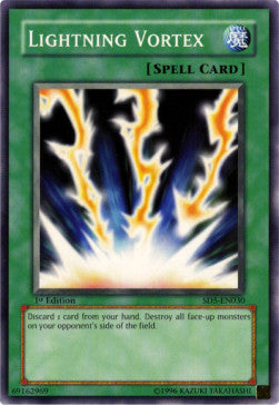 Lightning Vortex⁣ - Structure Deck: Warrior's Triumph⁣ (Common)⁣ [030]