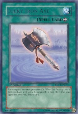 Lucky Iron Axe (V.1 - Rare) - Force of the Breaker (Rare) [FOTB-037]