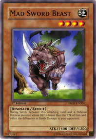 Mad Sword Beast⁣ - Starter Deck: Kaiba Evolution⁣ (Common)⁣ [022]