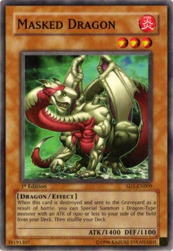 Masked Dragon⁣ - Structure Deck: Dragon's Roar⁣ (Common)⁣ [009]