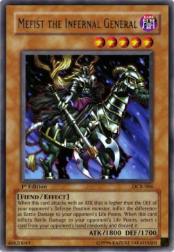 Mefist the Infernal General (V.1 - Rare)⁣ - Dark Crisis⁣ (Rare)⁣ [066]