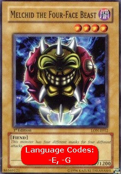 Melchid the Four-Face Beast (V.1 - Common)⁣ - Labyrinth of Nightmare⁣ (Common)⁣ [012]