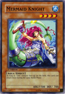 Mermaid Knight⁣ - Structure Deck: Fury From The Deep⁣ (Common)⁣ [011]