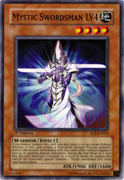 Mystic Swordsman LV4⁣ - Structure Deck: Warrior's Triumph⁣ (Common)⁣ [014]