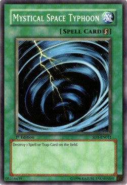 Mystical Space Typhoon⁣ - Structure Deck: Dragon's Roar⁣ (Common)⁣ [011]