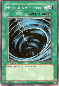 Mystical Space Typhoon⁣ - Structure Deck: Zombie Madness⁣ (Common)⁣ [014]