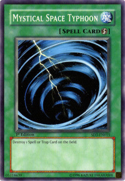 Mystical Space Typhoon⁣ - Structure Deck: Blaze of Destruction⁣ (Common)⁣ [015]