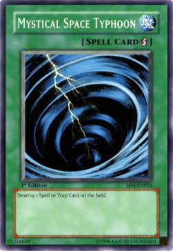 Mystical Space Typhoon⁣ - Structure Deck: Fury From The Deep⁣ (Common)⁣ [016]
