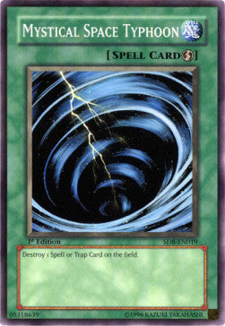 Mystical Space Typhoon⁣ - Structure Deck: Lord of the Storm⁣ (Common)⁣ [019]