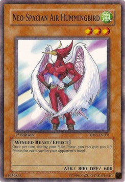 Neo-Spacian Air Hummingbird - Duelist Pack: Jaden Yuki 3 (Common) [DP06-001]